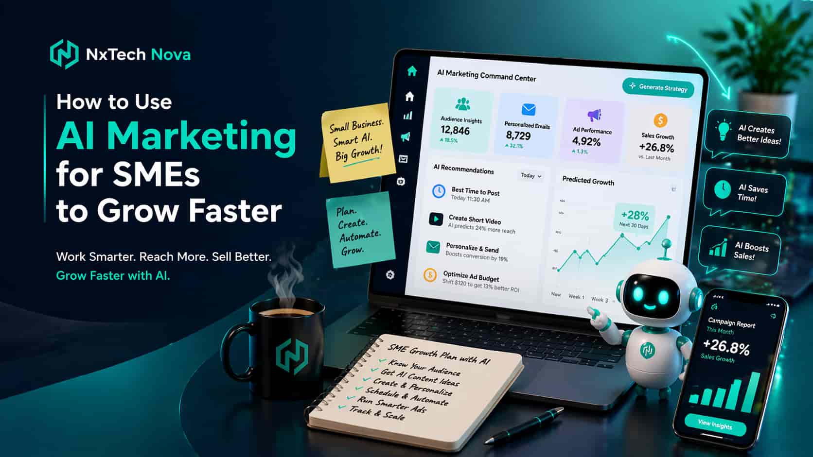 How to use AI marketing for SMEs to grow faster