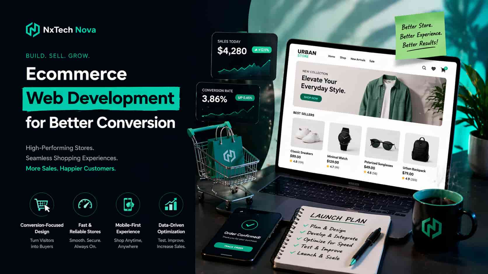 Ecommerce web development for better conversion