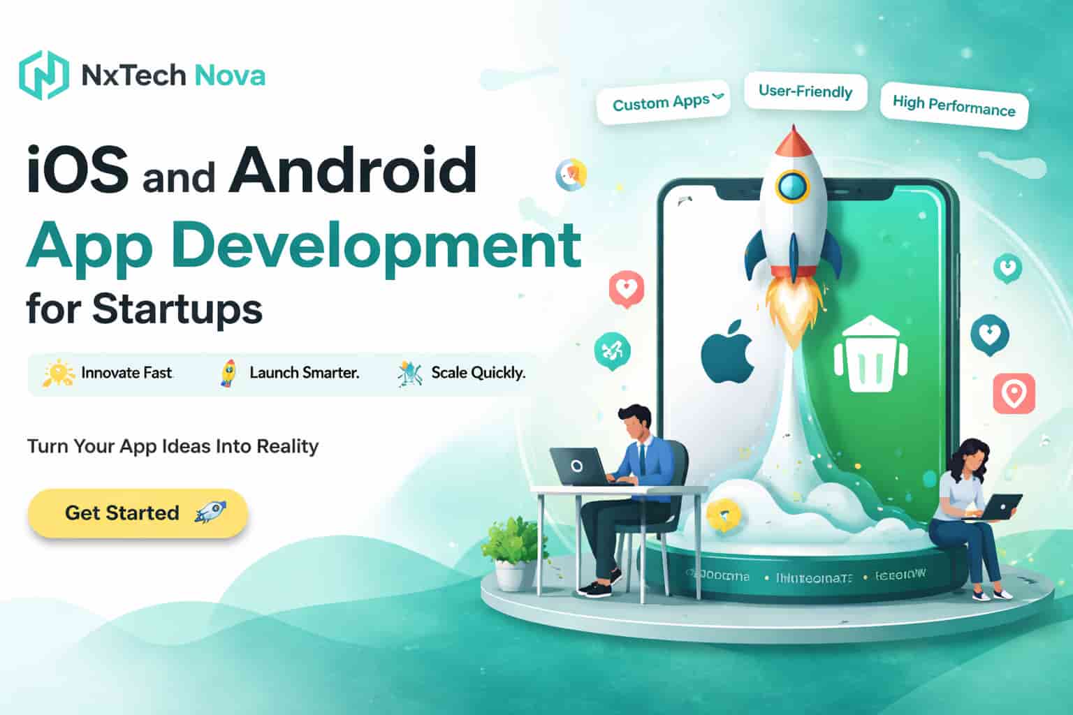 iOS and Android app development for startups