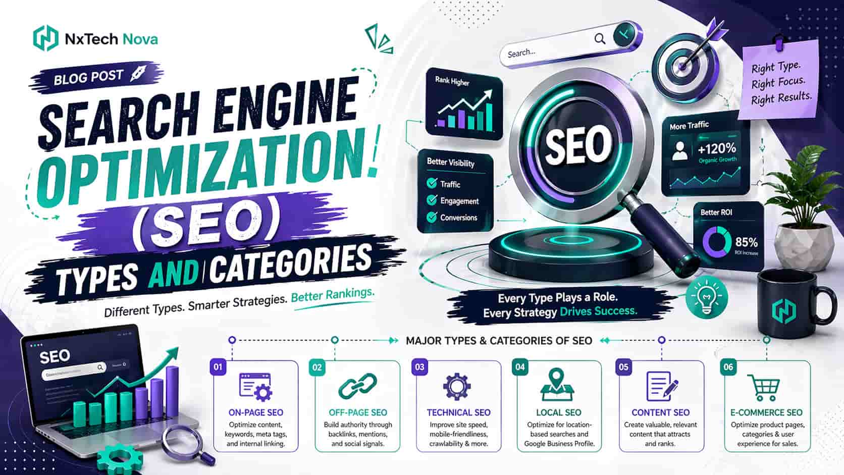 Search engine optimization (SEO) types and categories